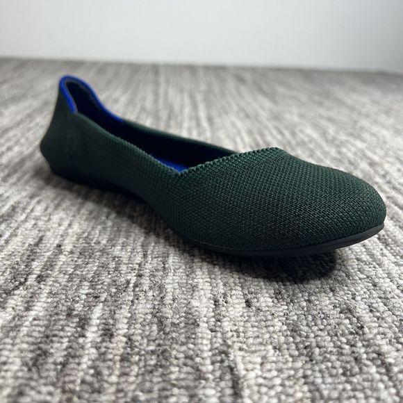 Rothy’s The Flat Women 7.5 Esmerald Green Retired - Picture 6 of 13
